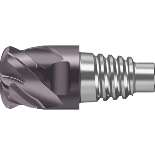 Indexable Replacement End Mill Heads, unit: inch, Dc: 0.375inch, coati
